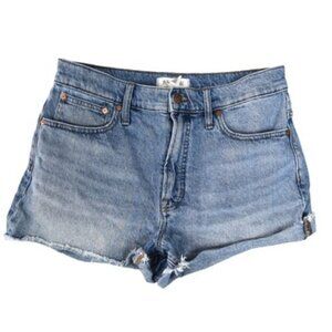 Madewell The Perfect Jean Shorts 30 High Rise Cutoff Vintage Casual